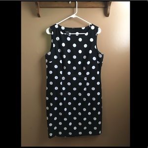 Black and White Poke-A-Dot Dress